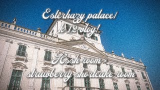 K-12 castle vlog || esterhazy palace || fertod, Hungary 💕🎀