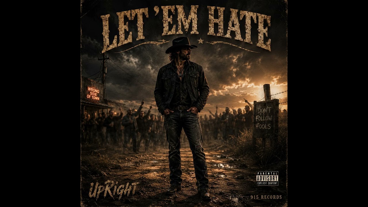 Guarda LET ’EM HATE - UpRight | Official Audio | Dark Outlaw Country su YouTube Guarda LET ’EM HATE - UpRight | Official Audio | Dark Outlaw Country su YouTube