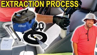 My Extraction Process With The Aqua Pro Vac  Danny’s Auto Detailing