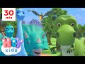 Voici les dinosaures et Plus! | Chansons pour Enfants | HeyKids - Chansons des maternelles