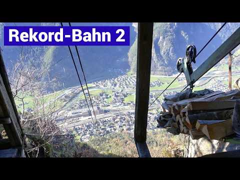 Schneller als heute erlaubt - diese Ballast-Seilbahn von 1914 fährt immer noch