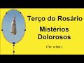 Terço do Rosário - Mistérios Dolorosos - Nossa Senhora de Fátima (Ter. e Sex.)