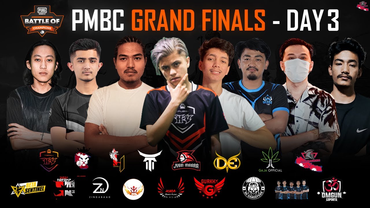 PUBG MOBILE BATTLE OF CHAMPIONS || 100K GRAND FINAL - DAY 3 ||ft. #DE ,#JOBLESS ,#DG ,#JM ,#HV ,#T2K