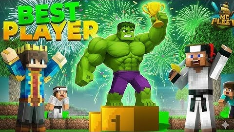 Becoming THE STRONGEST PLAYER In This Server 😰| mcFleet  FT @AnshuBisht