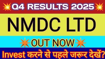 NMDC Q4 Results 🔴 NMDC Results 2025 🔴 NMDC Result 🔴 NMDC Share Latest News 🔴 NMDC Result Today