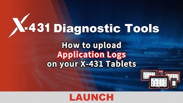 X-431 PAD9 LINK | How to upload Application Logs on your X-431 device | LAUNCH