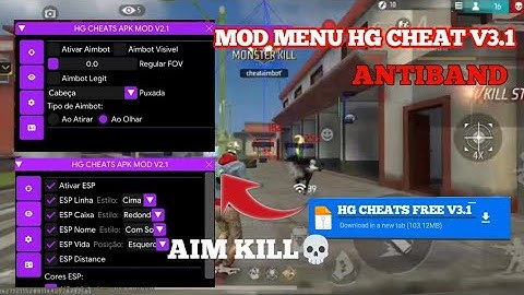 MOD MENU HG CHEATS GRATIS V3.1 🥶 ANTI BAN ANTI BLACKLIST 🤯 DIRECT LINK 🔗