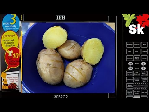 how to boil potato in microwave in telugu/బంగాళాదుంపను మైక్రోవేవ్‌లో ఉడకబెట్టడం ఎలా