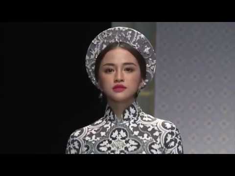 Video Show diễn áo dài gạch đẹp tinh tế tại Việt Nam Fashion... - youtube