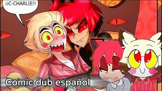 Así lucifer y Alastor tuvieron sus hijo😱❤️🧡/ HAZBIN HOTEL Comic Dub español