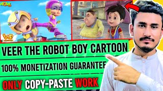 Cartoon video kaise banaye apne mobile se | Copy paste cartoon video | vir the robot boy screenshot 5