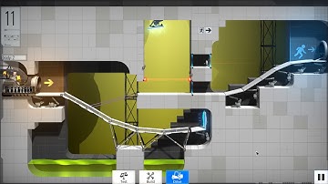Bridge Constructor Portal Level 11