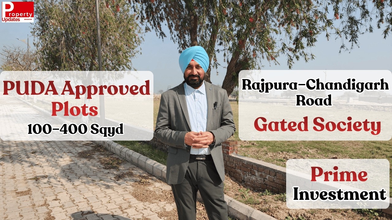 PUDA Approved Plots 100–400 Sqyd| Rajpura–Chandigarh Road | Gated Society | Prime Investment