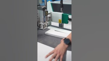 Adhesive foam cutting process  CNC cutting machine