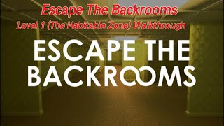 Escape the Backrooms Level 1: Elevator Code, Skin-Stealers & Hub Guide (100% Walkthrough) Information