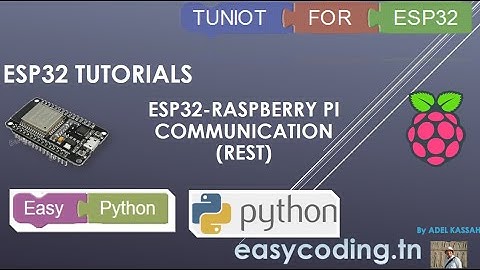 ESP32 tutorial B-12: Communication between ESP32 & Raspberry Pi (REST)