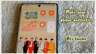 Make your android phone aesthetic | Bts theme screenshot 4