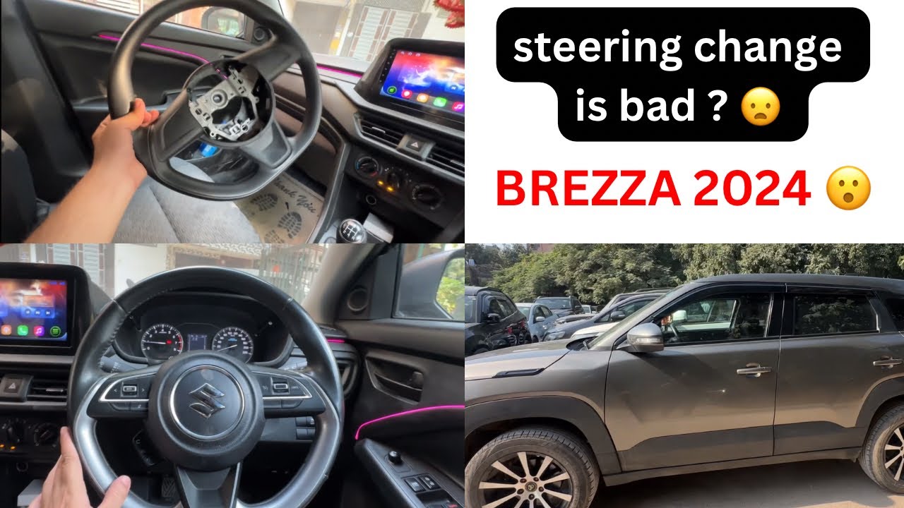 Watch this before you change Steering in your Brezza ❌😭