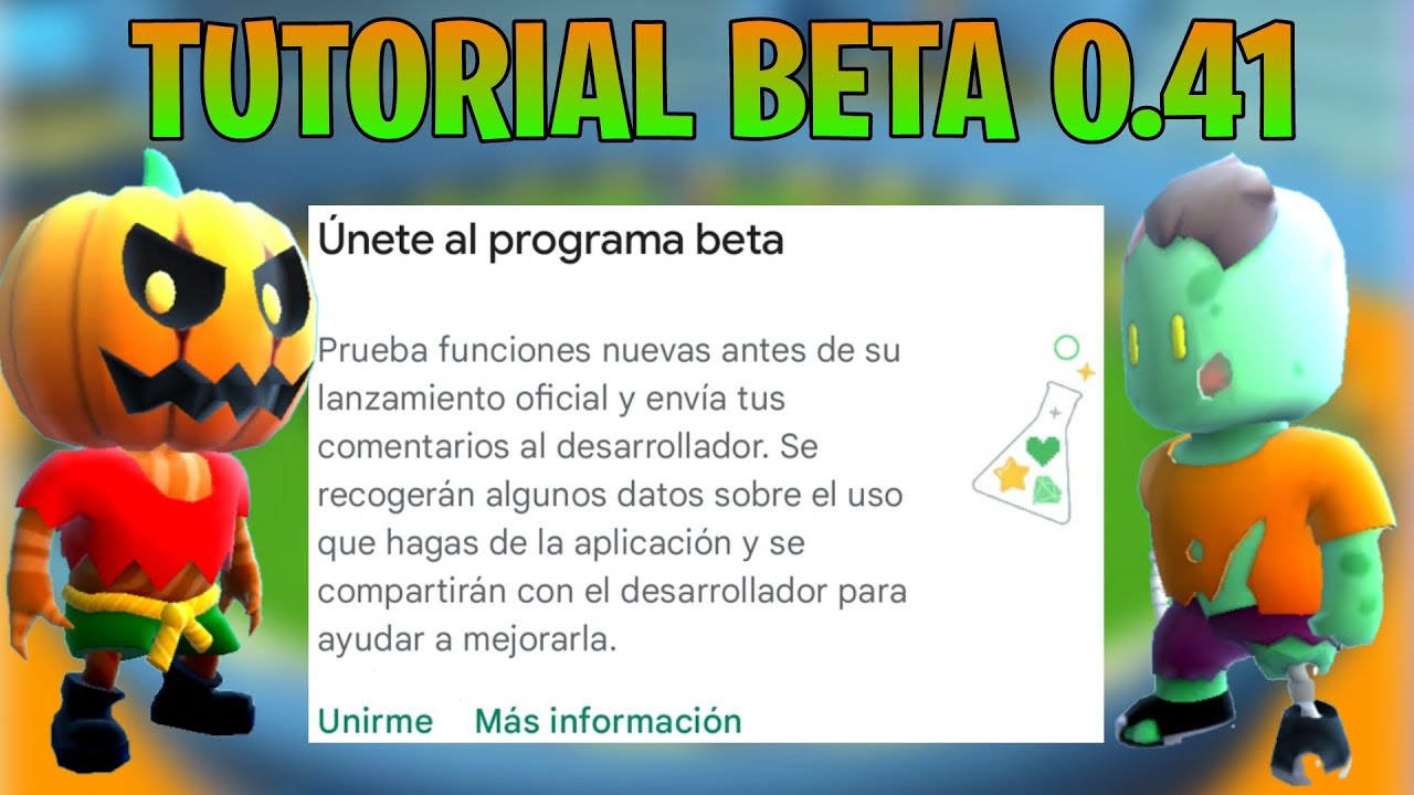 TUTORIAL BETA VERSION 0.41 PASO A PASO| Stumble Guys - YouTube
