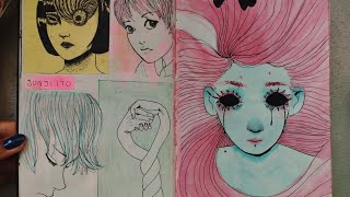 tour pelo meu sketchbook!
