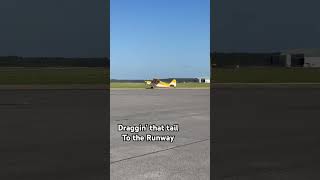 Nice plane with a low profile 😉 #aviation #taildragger #pilot #pilotstuff #flying