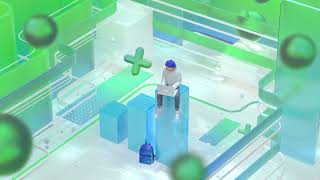 Stylized Business Scene Redshiftcinema4D Animation