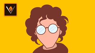 Famous Flat avatar design in Adobe Illustrator Draw | Tutorial Profile
