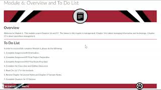 Intro to Business Module 6 Overview