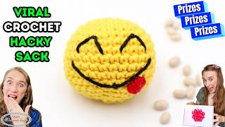 😲 Crochet a VIRAL Hacky Sack Pattern (Nicki's Crochet Club Secrets!) + PRIZES