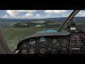 Prepar3D V5 A2A Piper Cherokee 180 landing UHNN (Николаевск-на-Амуре)