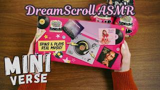ASMR | Miniverse Real Music Vinyl & Record Player Unboxing 🎶 Whispering, Plastic Crinkles & Tapping screenshot 3