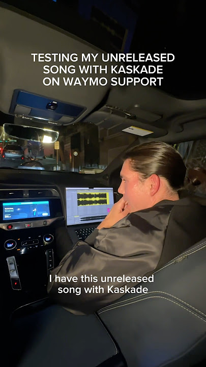 Testing the unreleased Gryffin x Kaskade ID on Waymo support #newmusic