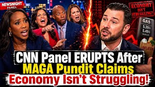 'IF THE ECONOMY WAS STRUGGLING': CNN NewsNight Panel LAUGH At MAGA Pundit Claim!