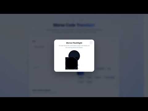 Morse Code Translator — Type, Listen, Decode & Learn (Free Tool)