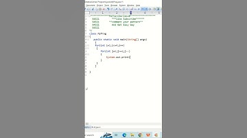 pattern part-8 || Java program || #shorts #java