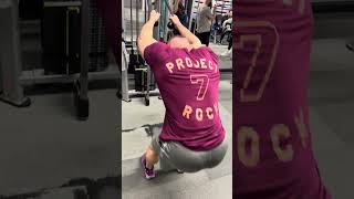 #raw back day, doing pullover