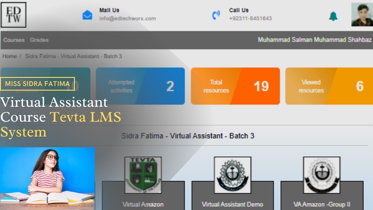 Amazon Virtual Assistant free courses || amazon online business in Pakistan || Tevta LMS System