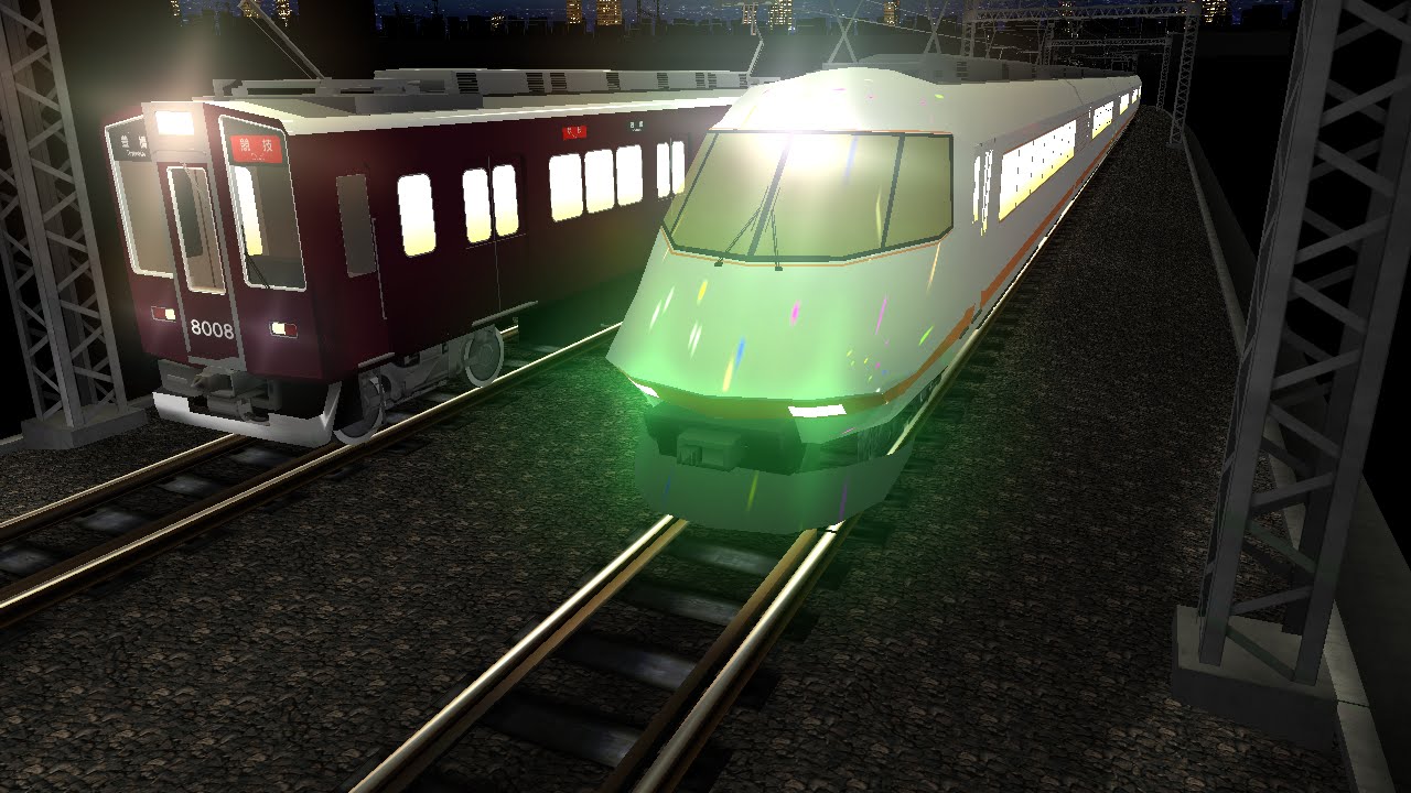 Train D RisingStage Meitetsu Nagoya Main Line Kintetsu 21000