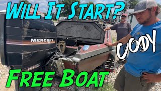 Free Boat Cody | Will It Run?