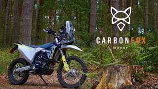 Husqvarna 701 Carbon Fox Rally Tower Install