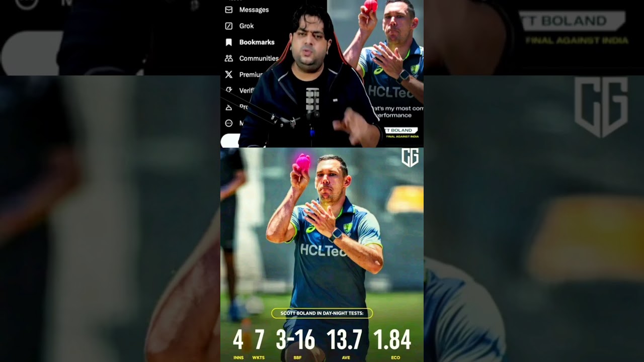 Sab log Darre huye hai Scott Boland😝 