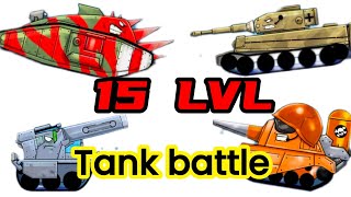 MERGE master tanks gameplay. 10-15 LVL. best mobile game in my channel. wwowwwoww screenshot 4