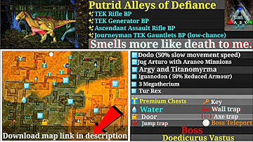 Ark: survival evolved mobile | How to Run Dungeons | Putrid alleys of defiance |