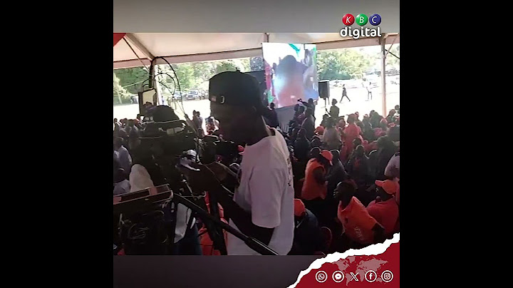 The late Kasipul MP Charles Ong'ondo Were funeral ceremony underway in Homabay