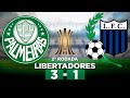 PALMEIRAS 3 x 1 LIVERPOOL Libertadores 2024 2ª Rodada | Narração