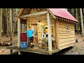 Finally Moving Into the Off Grid Cabin! -  Finishing Touches Done