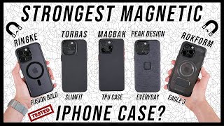 Strongest Magnetic iPhone Case? | Testing the Top Strongest MagSafe iPhone Cases (Review)