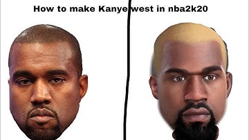 How to make your nba2k20 player look like Kanye west