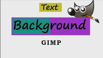 How to add Background in any  Text in GIMP - |Clueless Programmer|