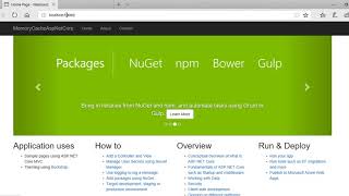 Memory Cache In Asp Net Core